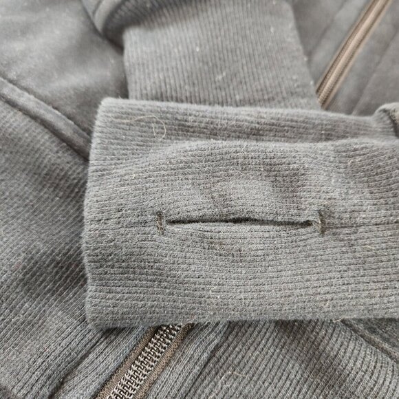 Lululemon Vintage Scuba Hoodie Black Size 8 w/ Thumbholes - Picture 3 of 8